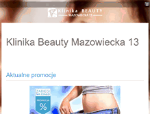 Tablet Screenshot of beauty.mazowiecka13.com